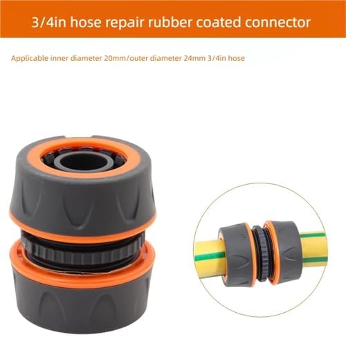 Expandable Garden Hose Repair Kit 8PCS Male/Female Faucet Quick Connectors Garden Hose Coupler with Ball Valve for Pipe Repair and Watering Or Irrigation(I) - Image 2