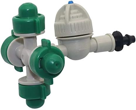 Hose Connector Adapter 20 Pcs Fogger and Cross Misting Sprinkler with Anti-drip and 1/4 Inch Single Barb Hanging Garden Irrigation - Image 5