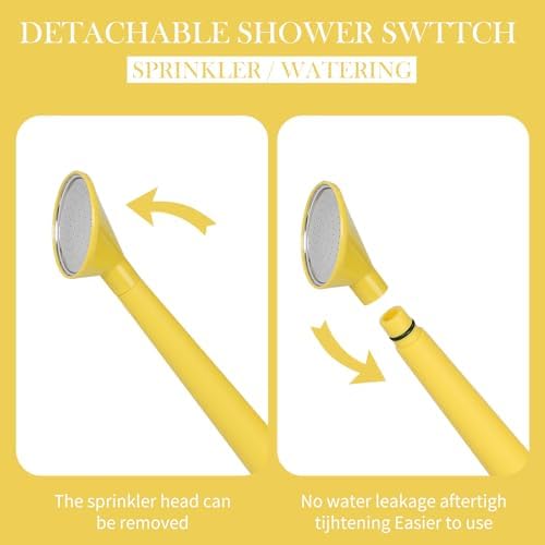 2 Gallon Watering Can for Indoor Plants, Garden Watering Cans for Outdoor Plant House Flower, Modern Plant Watering Can Large Long Spout with Sprinkler Head - Image 4