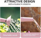 Metal Watering Can for Outdoor Plants, Watering Can Decor 1 Gallon (Pink) - Image 5