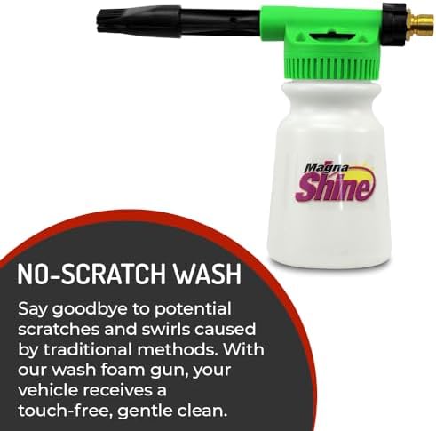 Car Wash Foam Gun by Hi-Tech, Snow Foam Spray, 6 Blaster Settings, Sprayer Connects to Any Standard Garden Hose - Image 3