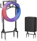 Garden Hose Holder Heavy Duty Metal Hose Stand Sturdy Freestanding Hose Hanger, Detachable Storage Rack for Outside Yard Lawn by Unknown