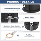 Polypropylene Type C 4" x 4" Cam Lock Hose Fitting - Image 3