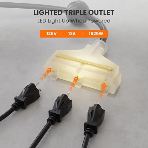 Giraffe Tools Retractable Extension Cord Reel 50FT 14 Gauge SJTOW - Image 5