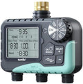 RAINPOINT 3 Zone Water Sprinkler Timer with Brass Inlet, IP65 Waterproof Hose Irrigation Timer, Rain Delay Manual Auto Watering System with Large LCD Display for Yard Lawn Garden, 2027 New Version by RainPoint