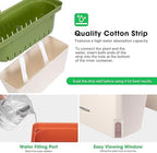VIVOSUN Self-Watering Planters, 6-Pack 10.5 in Window Herb Planter Box - Image 3