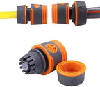 10Pcs Garden Hose Quick Connector with Stop Water Coupler for 1/2 3/4 Inch Hose Repair - Image 7
