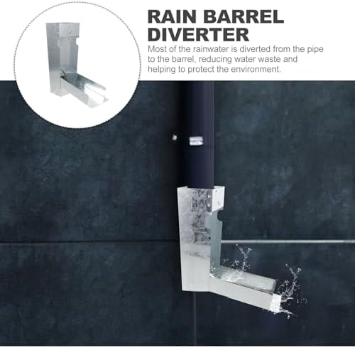 VILLCASE Rainwater Diverter Downspout, Iron, Foldable for 3x4 Inch - Image 3