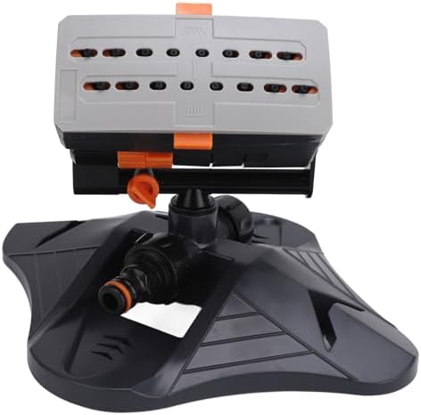 Oscillating Sprinkler, 16 Hole Automatic Swing Garden Water Sprinkler with 4 Spray Modes for Yard Lawn Lawn Irrigation System for Garden, 9.8x8.3x7.1in - Image 2