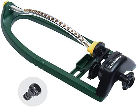 Melnor 65048-AMZ Oscillating Sprinkler with Brass Nozzles and QuickConnect Product Adapter Set, Amazon Bundle, 3,400 sq. ft. (Pack of 12) by Melnor