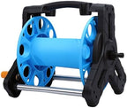 POCREATION PP Hose Reel, 25m Capacity Wall Mounted Hand Crank (Black and - Image 5