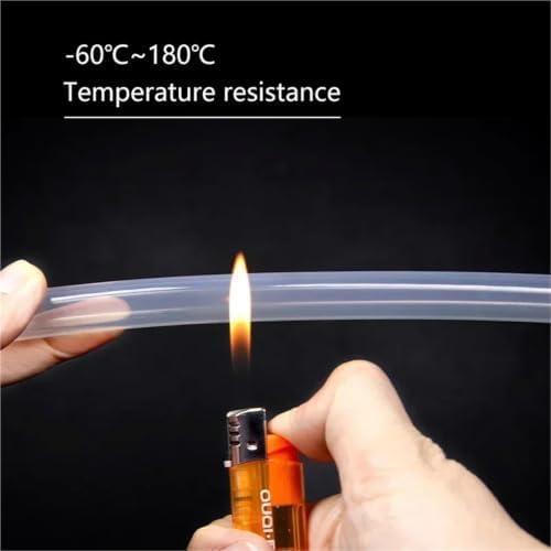 Clear Food Grade Silicone Rubber Hose, ID 0.5-m Transparent Flexible Drink - Image 6