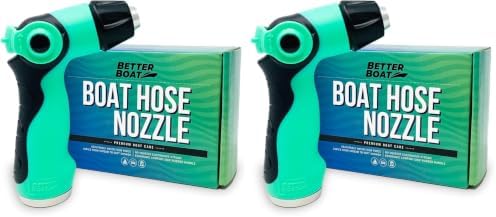 Boat Water Hose Nozzle Sprayer, High-Pressure Garden Hose Nozzle by BetterBoat