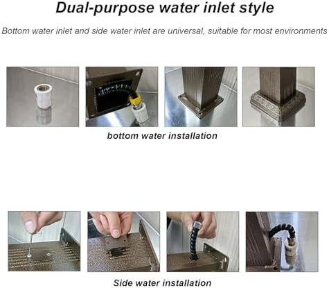 Freestanding Brass Garden Hose Holder - Retro Outdoor Post Faucet for Car Washing & Watering, Decorative Veal Water Column Feature - Image 6