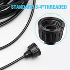 UOIENRT Misting Cooling System, 18M (59FT) Misting Line, Brass Mist Nozzles(26er) and 1 Pcs Brass Adapter Outdoor Mister for Garden Greenhouse Patio - Image 4