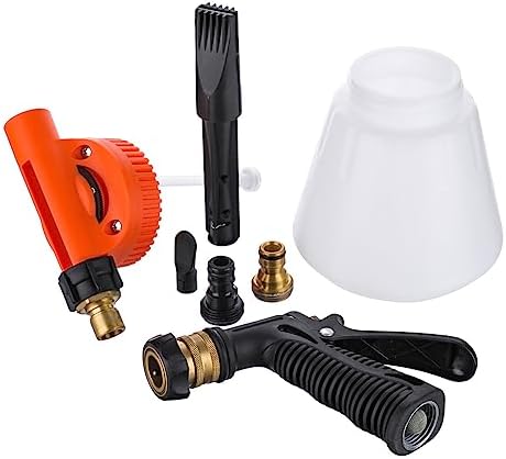 Car Foam Gun Foam and Adjustable Car Wash Sprayer with Adjustment Ratio Dial Foam Sprayer Fit Garden Hose for Car Home Cleaning and Garden Use 0.23 Gallon Bottom - Image 6
