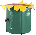 52 Gallon Rain Barrel with Three Spigots PVC Rain Collection System by Unknown