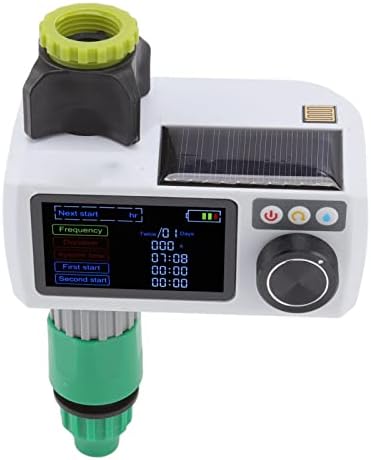 Drfeify Solar Sprinkler Timer Solar Powered Automatic Irrigation System for Garden Balcony 1.2V IP68 700mAh by Drfeify