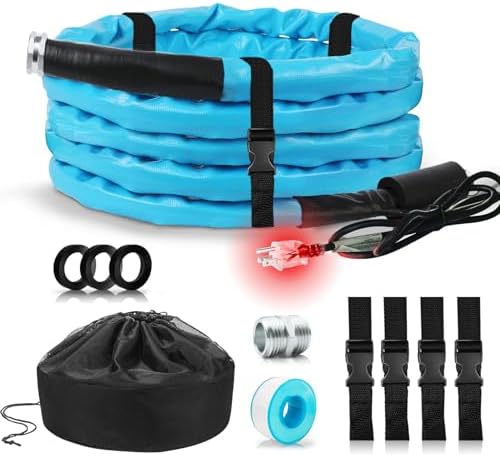 OEBLD Heated Water Hose for RV 25FT, 5/8-Inch ID, -45°F Freeze Protection by OEBLD