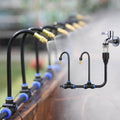 ZAQYCM Greenhouse/Outdoor Plant Watering System, 360° Bendable Nozzles by ZAQYCM