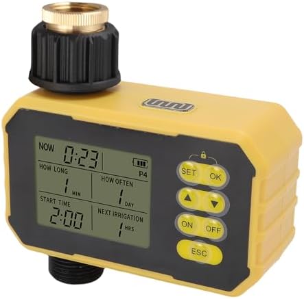 Solar Sprinkler Timer with Adjustable Solar Panel and Type C Backup Charging Port Automatic Garden Hose Water Controller with Integrated Rain Sensor for Irrigation Systems - Image 6
