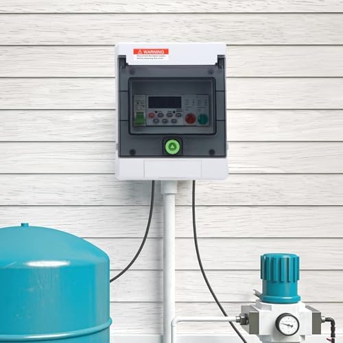 Digital Timer Switch, 32A Programmable Outdoor Distribution Box, IP65 Water Proof Pool Pump Timer, Circuit Breaker for Pool Pump, Water Heater, Landscape Lights, Security Systems - Image 5