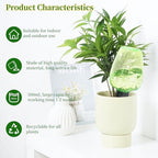 6pcs Plant Self Watering Globes, Plastic Water Bulbs Top Fill, 12.3 oz Plant Watering Devices System Slow Release Terracotta, Water Spikes Stakes for Indoor (Green-6pack) - Image 4