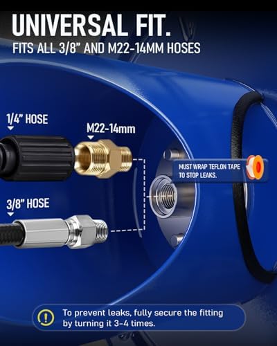 Pressure Washer Hose Reel 350FT x 3/8" or 455FTx1/4” - Image 6