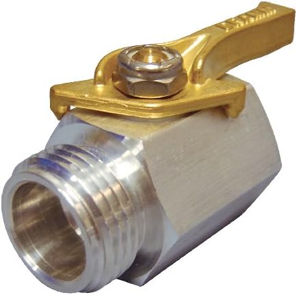 Dramm 22373 Aluminum Shut-Off Valve, Silver by DRAMM