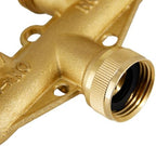 Triumpeek 4 Way Brass Hose Splitter, Heavy Duty 4-Way Garden Hose Connector 3/4 Inch, Solid 4 way hose adapter (Pack of 2) - Image 2