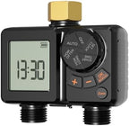 Dual Outlet Smart Hose Timer with IPX6 Rainproof Design for Efficient Garden Watering 2 Zones USB Rechargeable (BSP3/4” Thread) - Image 7