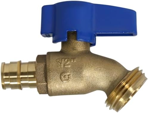 5 Pack XFITTING 1/2" Pex A x 3/4" GHT Hose Bibb Valve, Garden Sillcock - Image 2