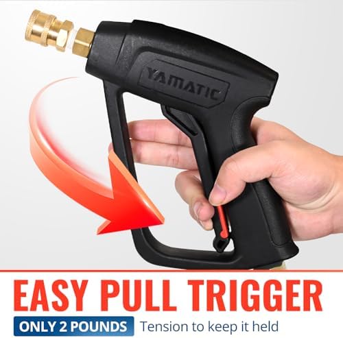 YAMATIC Pressure Washer Gun with Extension Wand, 4000 PSI 5 Nozzle - Image 4