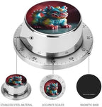 Mechanical Kitchen Timers for Cooking,Animal Toys Printed 60 Minute Magnetic Countdown Timer,Cute Cooking Timers with Alarm,Stainless Steel Time Timer Manual No Batteries Required - Image 3