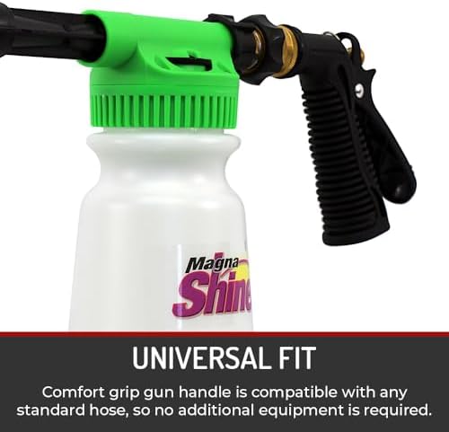 Car Wash Foam Gun by Hi-Tech, Snow Foam Spray, 6 Blaster Settings, Sprayer Connects to Any Standard Garden Hose - Image 5