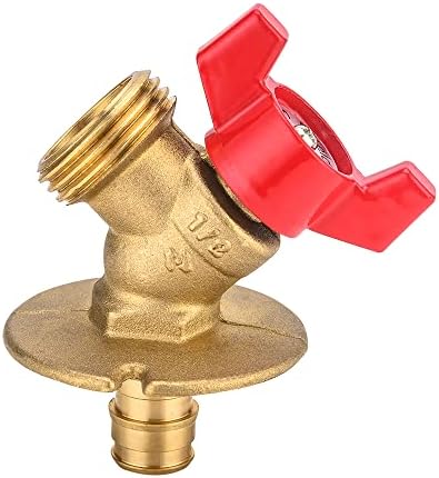 2 Piece EFIELD 1/2" Pex-a Expansion Inlet x 3/4" MHT Outlet Hose Bibb - Image 2