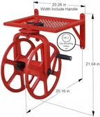 Liberty Garden Revolution Hose Reel with Pull Up Latch, Red - Image 3