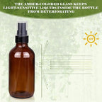 GIVAMEIHF 4 oz Amber Glass Spray Bottles for Essential Oils, Small, 35Pack - Image 5