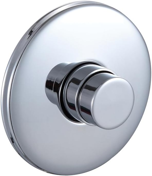 Heavy-duty self-closing shower valve, chrome-plated brass shower controller, wall-mounted shower faucet, suitable for gyms, swimming pools, schools and public facilities (Full concealed installation) by BuiltforPracticalLiving