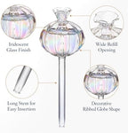 6 Pcs Plant Watering Globes, Glass Self-Watering Globes, Guava-Shaped, Automatic Irrigation Bulbs for Indoor Outdoor Potted Plants - Image 3