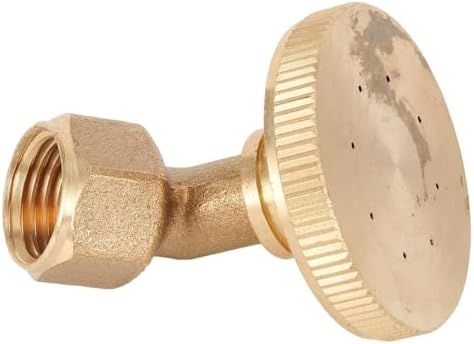 Fountain Nozzle Adjustable 8-Hole Brass Sprayer Nozzle M14 Atomizing Spray Fitting Hose Garden Sprinkler Misting Nozzles(Curved) - Image 6
