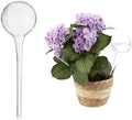 Relaxdays Watering Ball Set of 2, Dosed Plants Watering, Flower Pot, Watering Aid Office, Glass, Diameter 9 cm, Transparent by Relaxdays