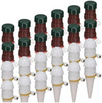 Irrigation System forgarden 1-24PCS Drip Irrigation Watering Device System for Indoor Plant Garden Ceramic Drop Kit Spike Stake Garden Sprinkler(Nx24pcs) by Unknown