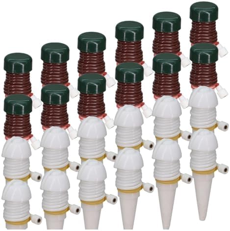 Irrigation System forgarden 1-24PCS Drip Irrigation Watering Device System for Indoor Plant Garden Ceramic Drop Kit Spike Stake Garden Sprinkler(Nx24pcs) by Unknown