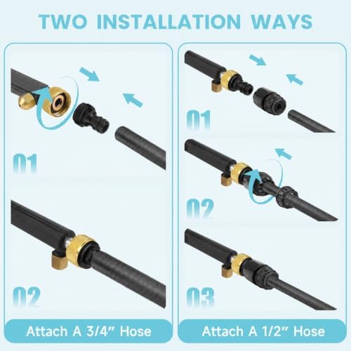 Jet Nozzle for Garden Hose, High Pressure Washer Hose Nozzle - Image 5
