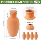 4-Pack Terracotta Watering Pots, Self Watering Globes for Plants - Automatic Plant Water System with Clay Irrigation Spikes for Indoor & Outdoor Potted Plants - Image 4