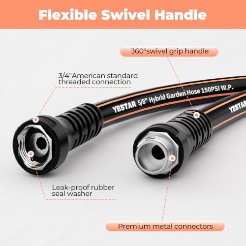 Garden Hose 100 ft x 5/8",Heavy Duty Water Hose - Image 3
