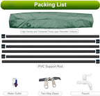 Collapsible Rain Barrel Kit - Water Catcher with Spigot & Lid for Efficient Rainwater Collection, Green, 60x80cm (24x31in) - Eco-Friendly Water Storage Solution - Image 5