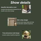 Outdoor Brass Garden Hose Holder - Freestanding Retro Faucet for Easy Car Washing and Watering, Stylish Vertical Water Column Design Height 85cm - Image 4