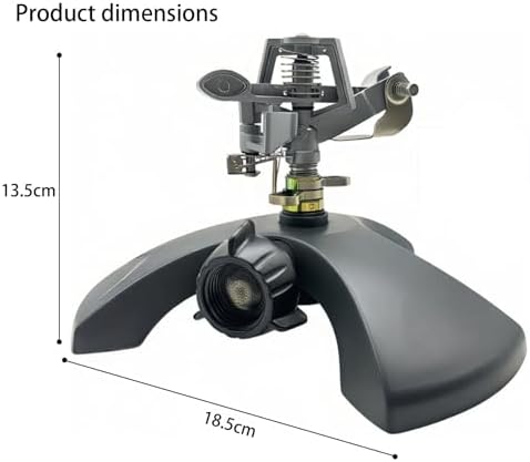 Coverage Outdoor Sprinkler with 360 Degree Rotation and 11M Water Distance for Efficient Irrigation ABS Sprinkler - Image 3